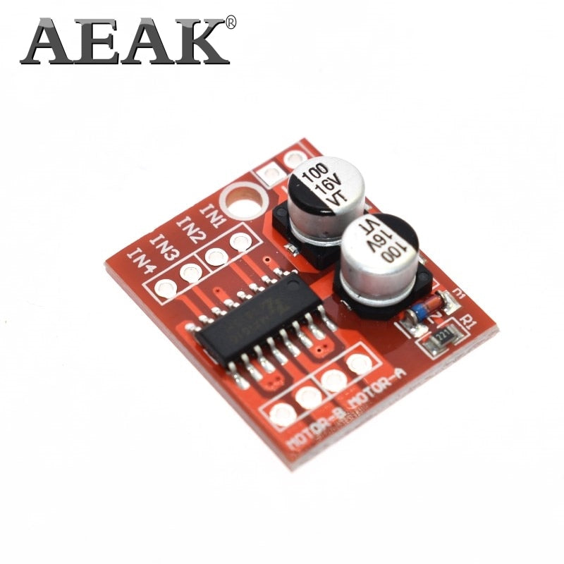 AEAK DC Motor Drive Module Reversing PWM Speed Dual H Bridge Stepper Motor Mini Victory L298N