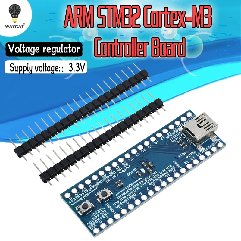 STM32F103CBT6 Maple Mini ARM STM32 Cortex-M3 Minimum System Development Board 3.3V USB Digital IO PWM Pins Port for Arduino